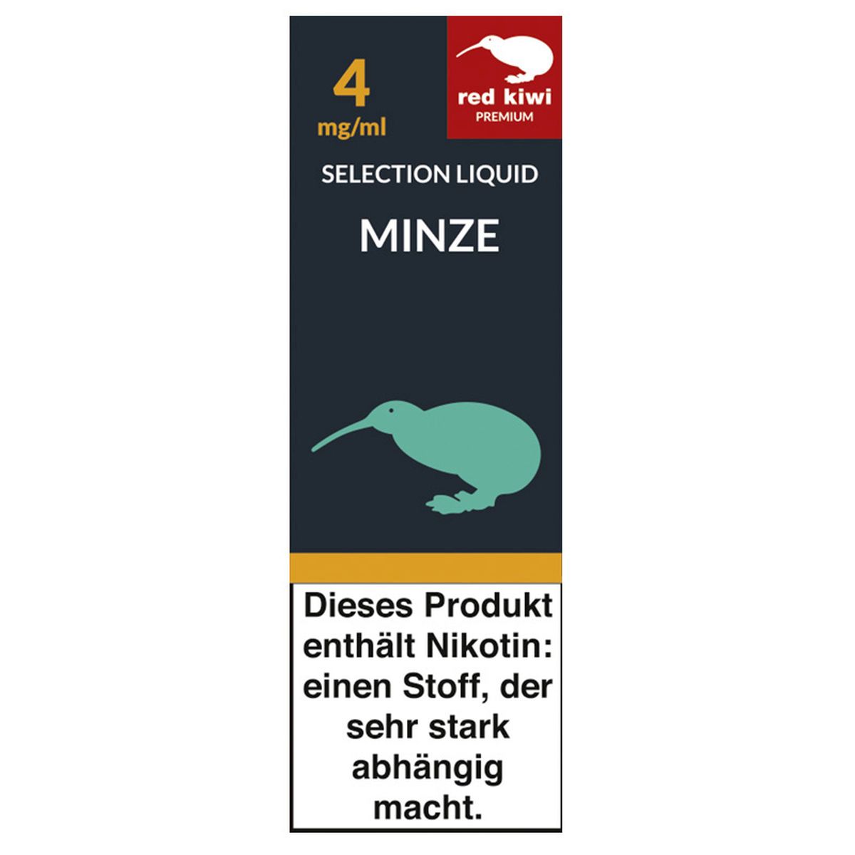 10x Red Kiwi Liquid Selection Minze 4mg Nikotin/ml